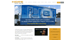 Desktop Screenshot of hopesouthflorida.org