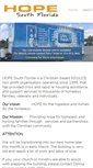 Mobile Screenshot of hopesouthflorida.org