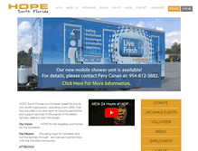 Tablet Screenshot of hopesouthflorida.org
